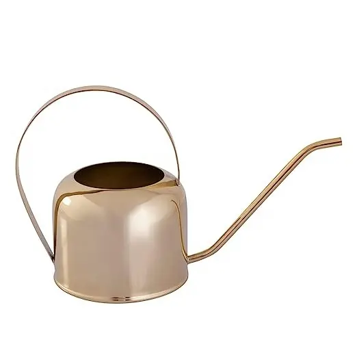 Hydroponics system Elegant Multipurpose Gold Long Spout Garden Watering Can to Nurture Your Indoor and Outdoor Plants Homes