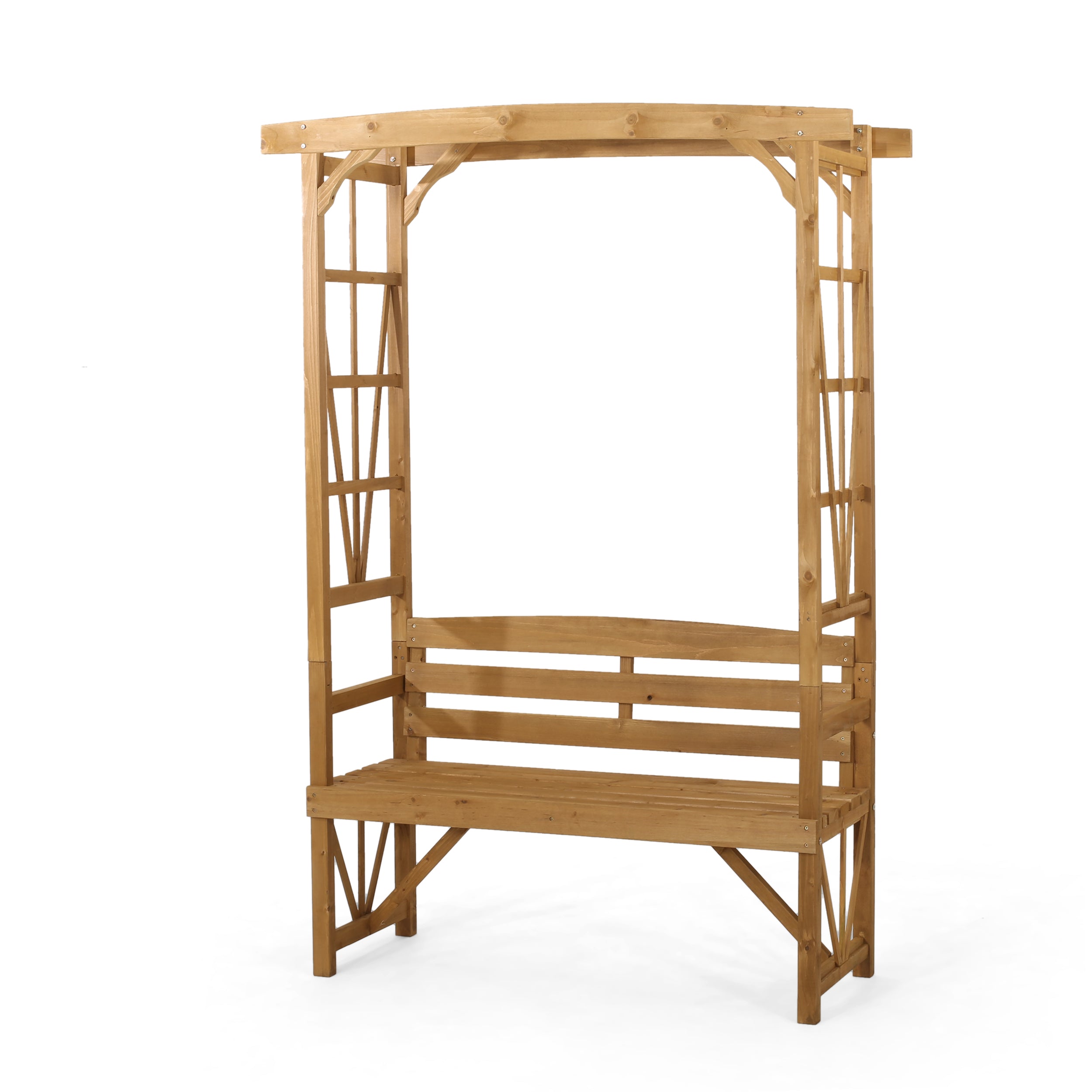 Edmonton Traditional Firwood Arbor Bench