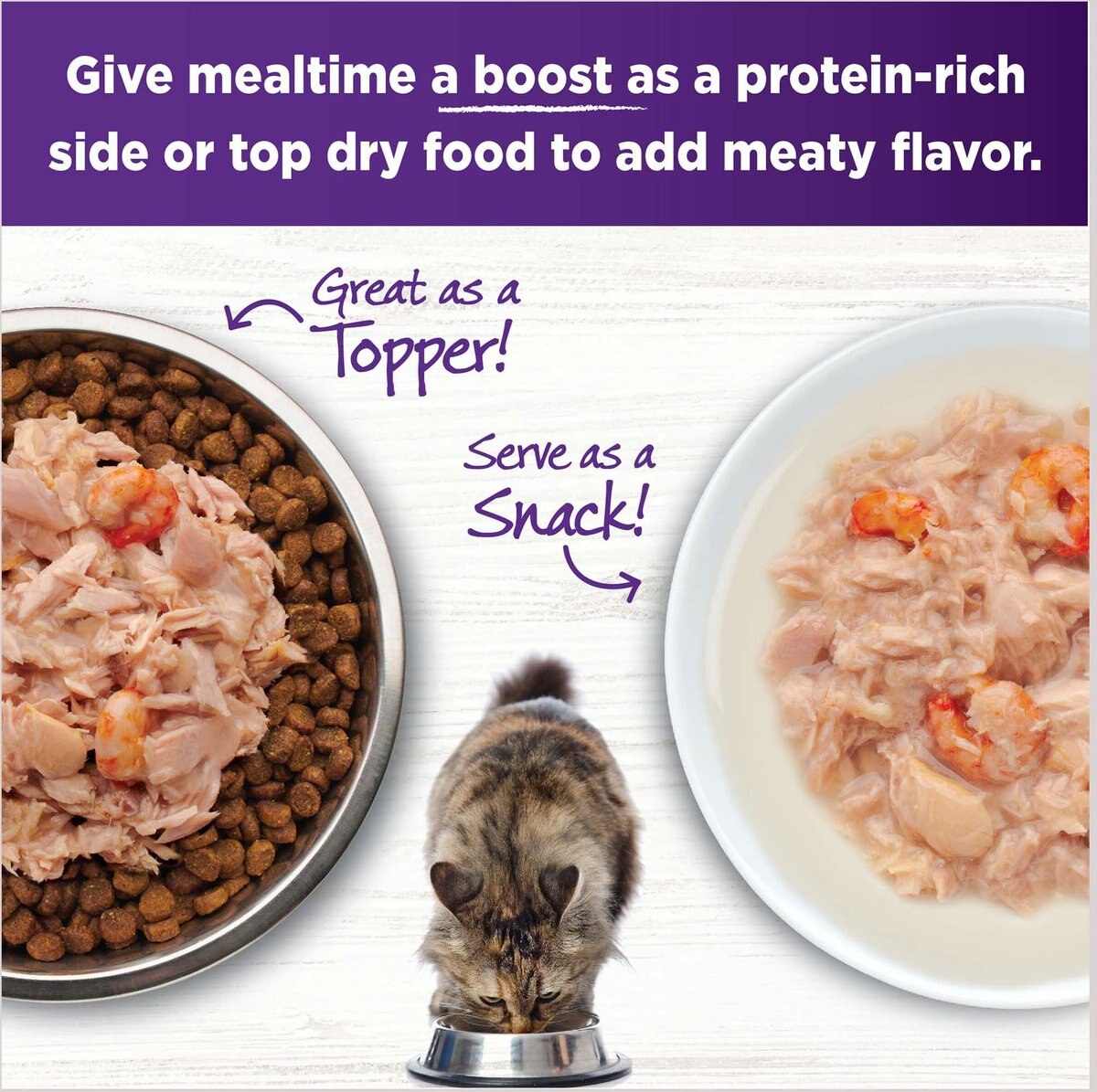 Wellness CORE Simply Shreds Grain-Free Tuna and Shrimp Wet Cat Food Topper