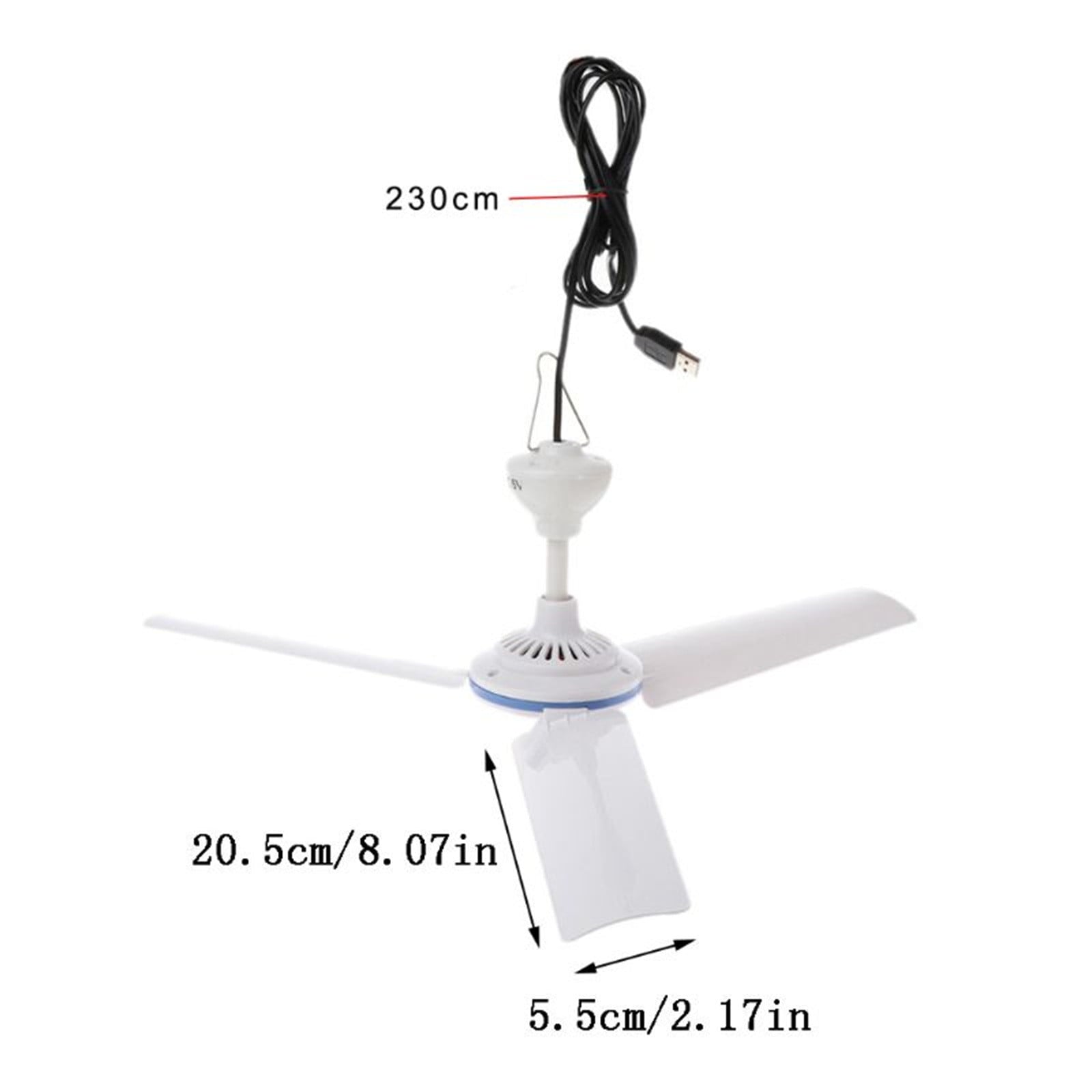 Puntoco Clearance Portable Ceiling Fan Mini Usb Tent Fans Small Household Silent Strong Sind Fans