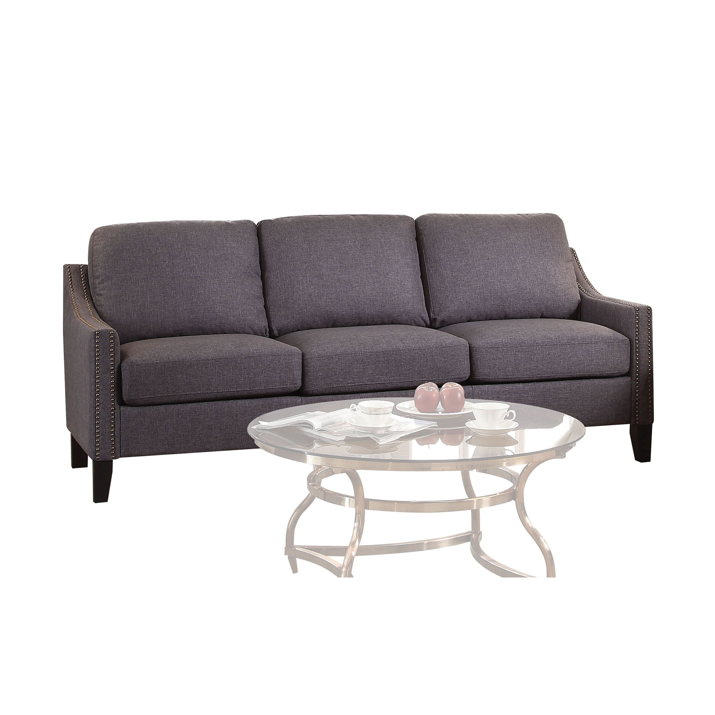 ACME Zapata Sofa, Gray Linen