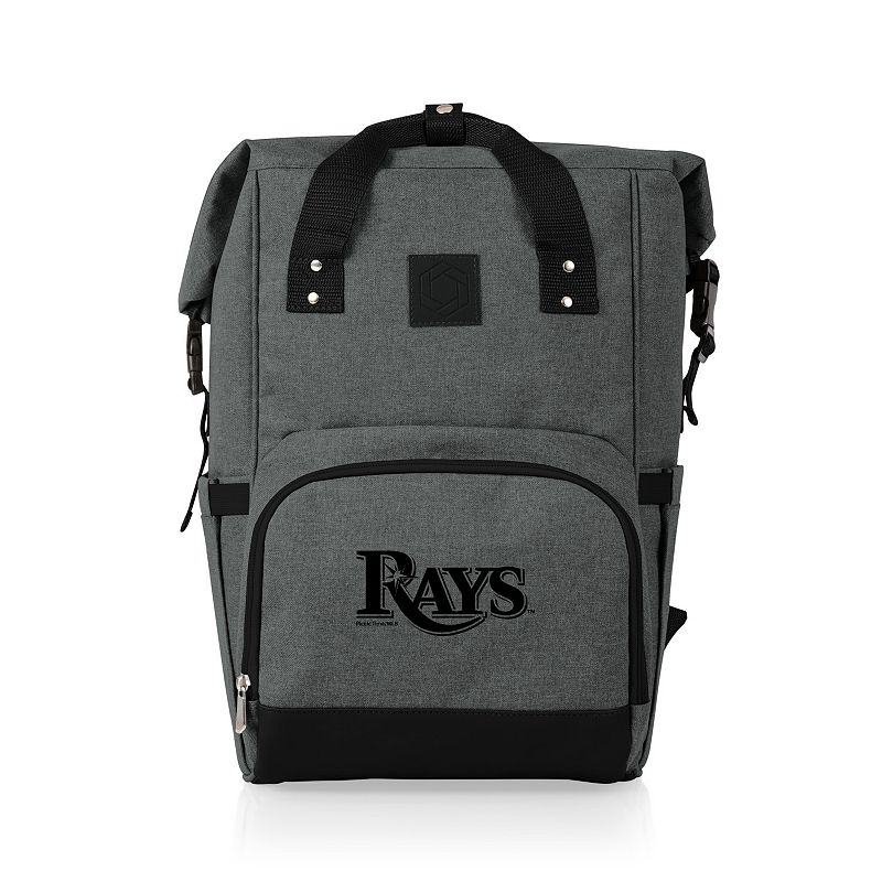 Picnic Time Tampa Bay Rays On The Go Roll-Top Cooler Backpack