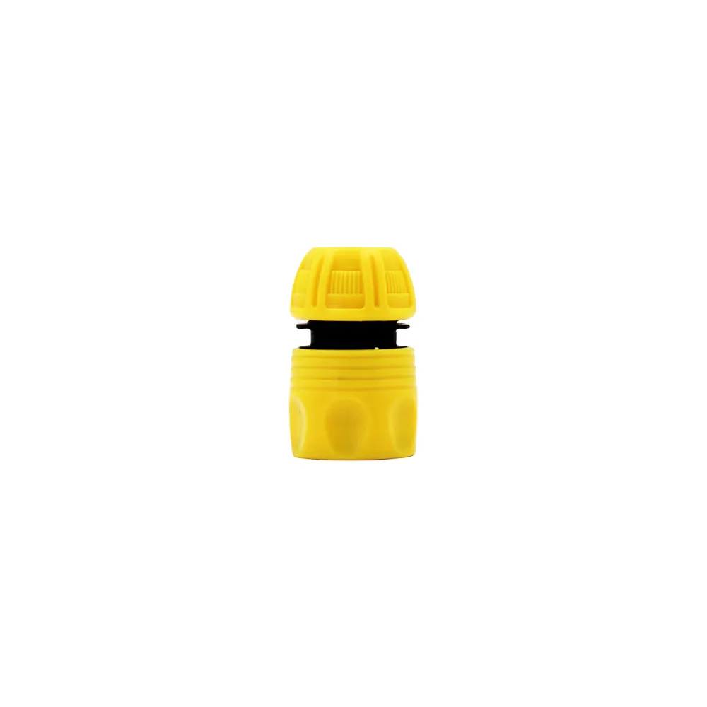 China Factory Supply Plastic Yellow Color Garden Quick   Screw Plastic Hose Connector