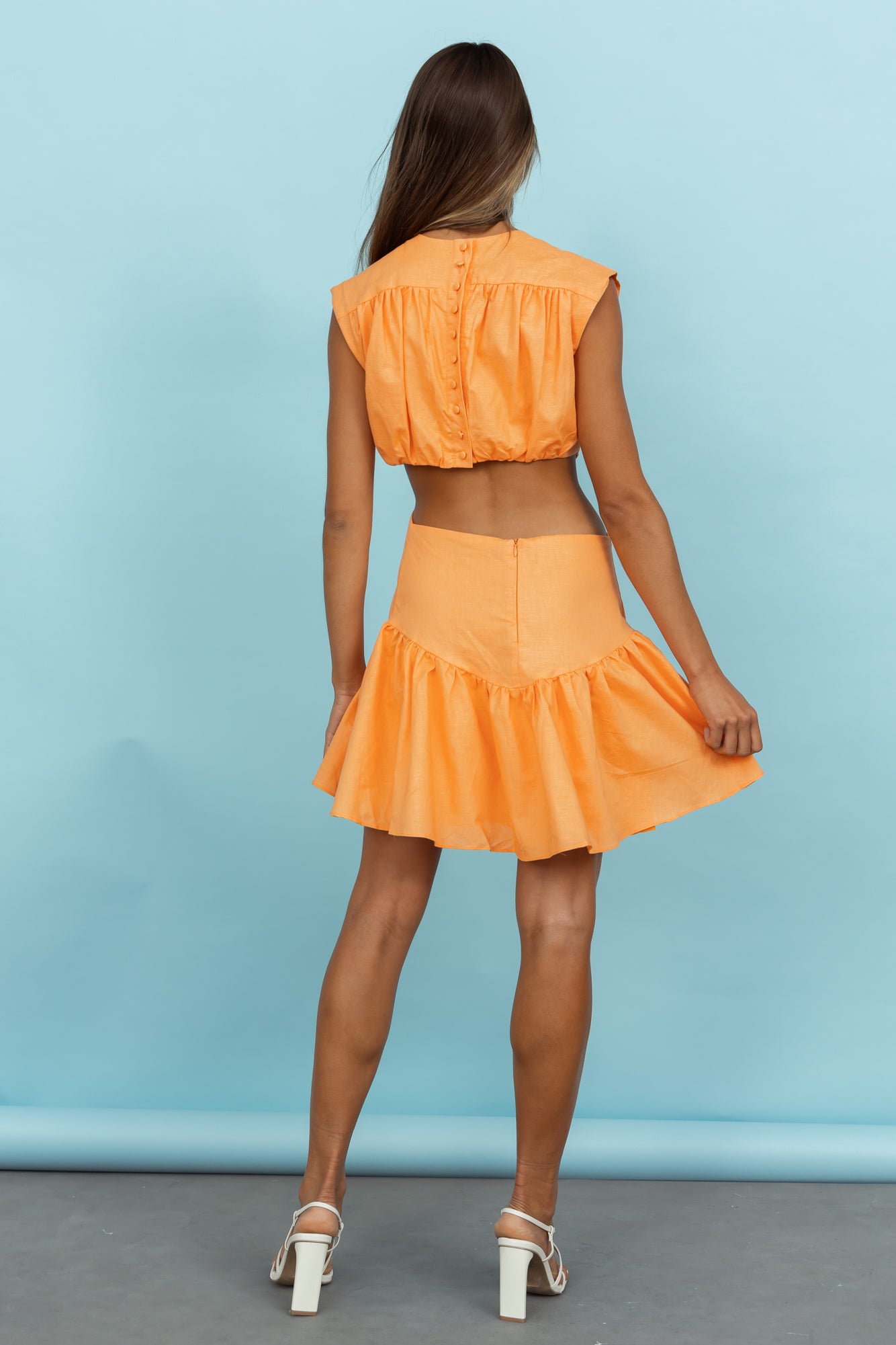 Sunlight Baking Dress Orange