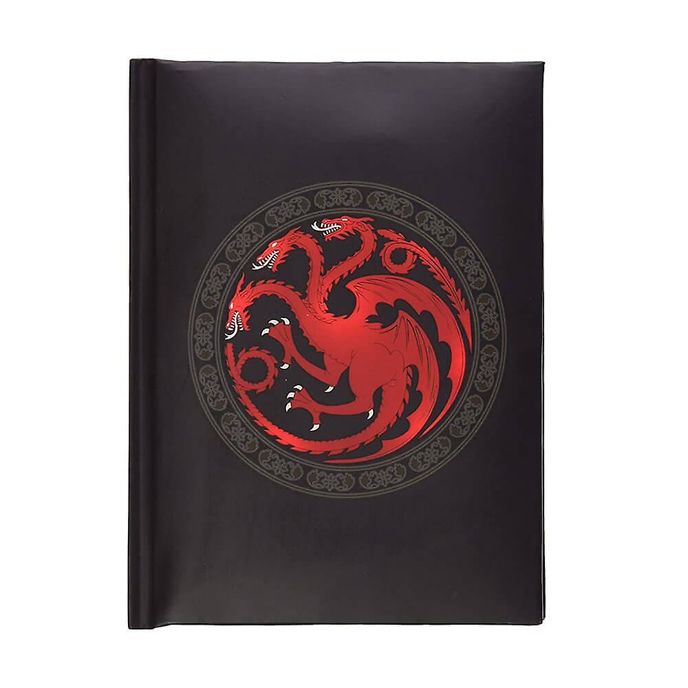 Game of Thrones， notebook with light effect-Targaryen