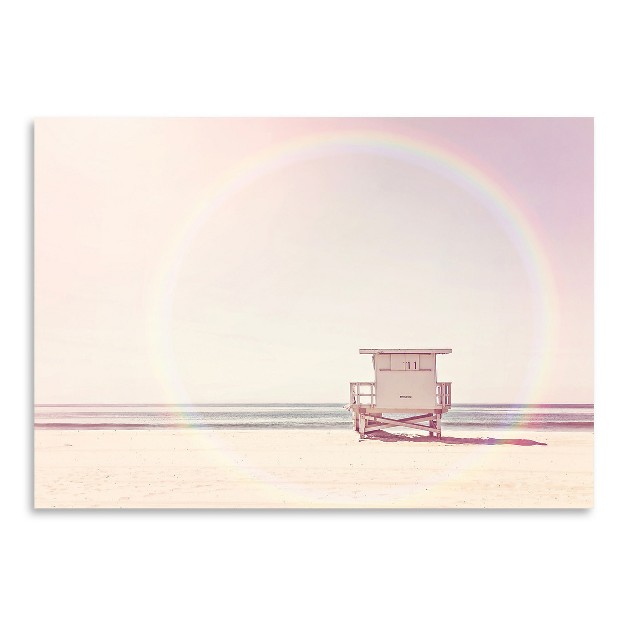 Americanflat Coastal Beach Hut By Sisi And Seb Poster Art Print