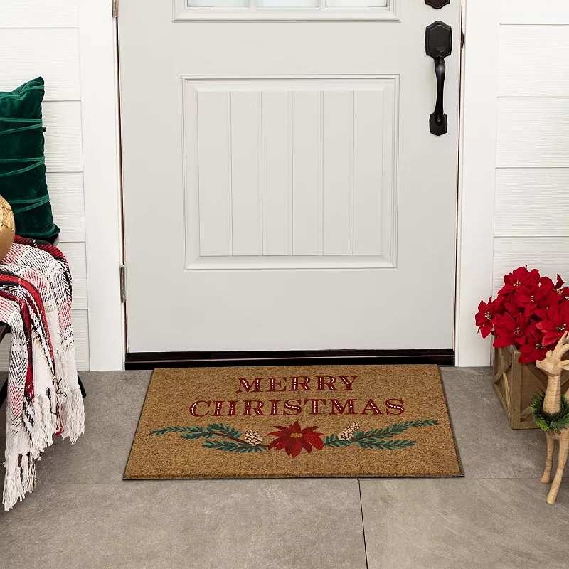 St. Nicholas Square® Merry Christmas Doormat Floor Decor