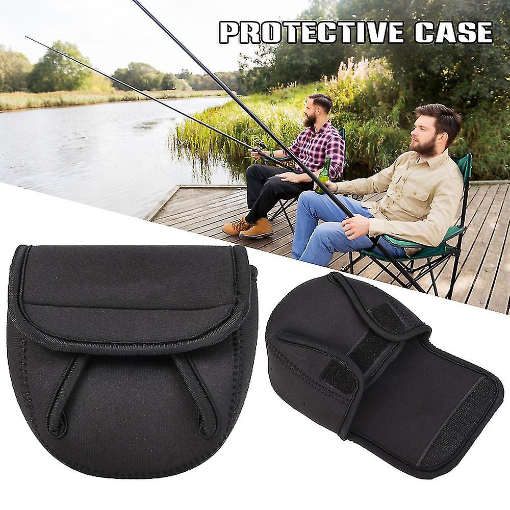 Protective Soft Cover For Fishing Rod Wheel Protective Bag For Outdoor Fishing