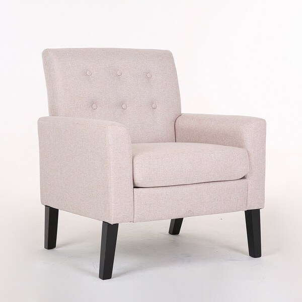 Tufted Upholstered Comfy Reading Accent Chairs Sofa