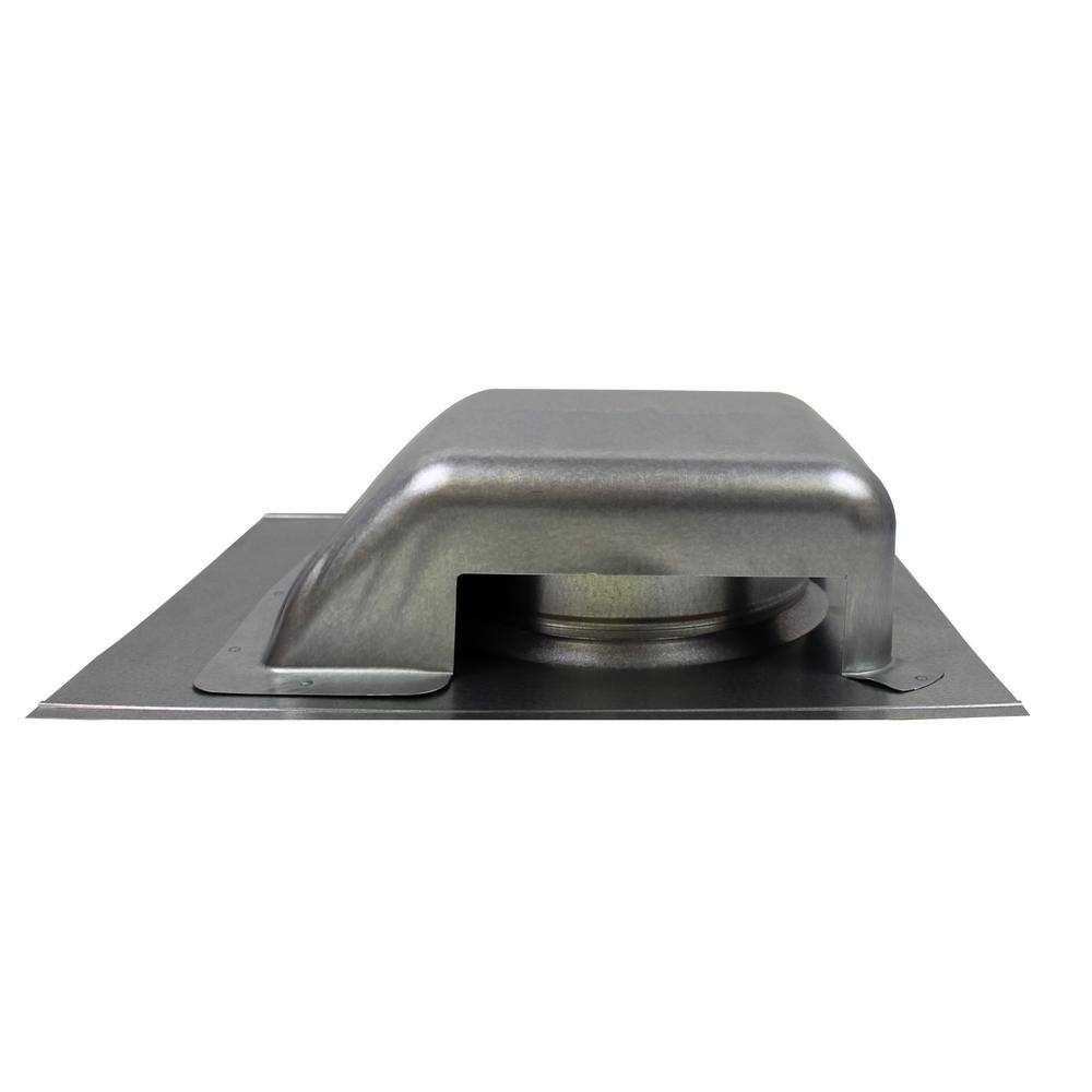 Air Vent 40 sq. in. NFA Galvanized Slant-Top Roof Louver Static Vent in Mill RVG40ML