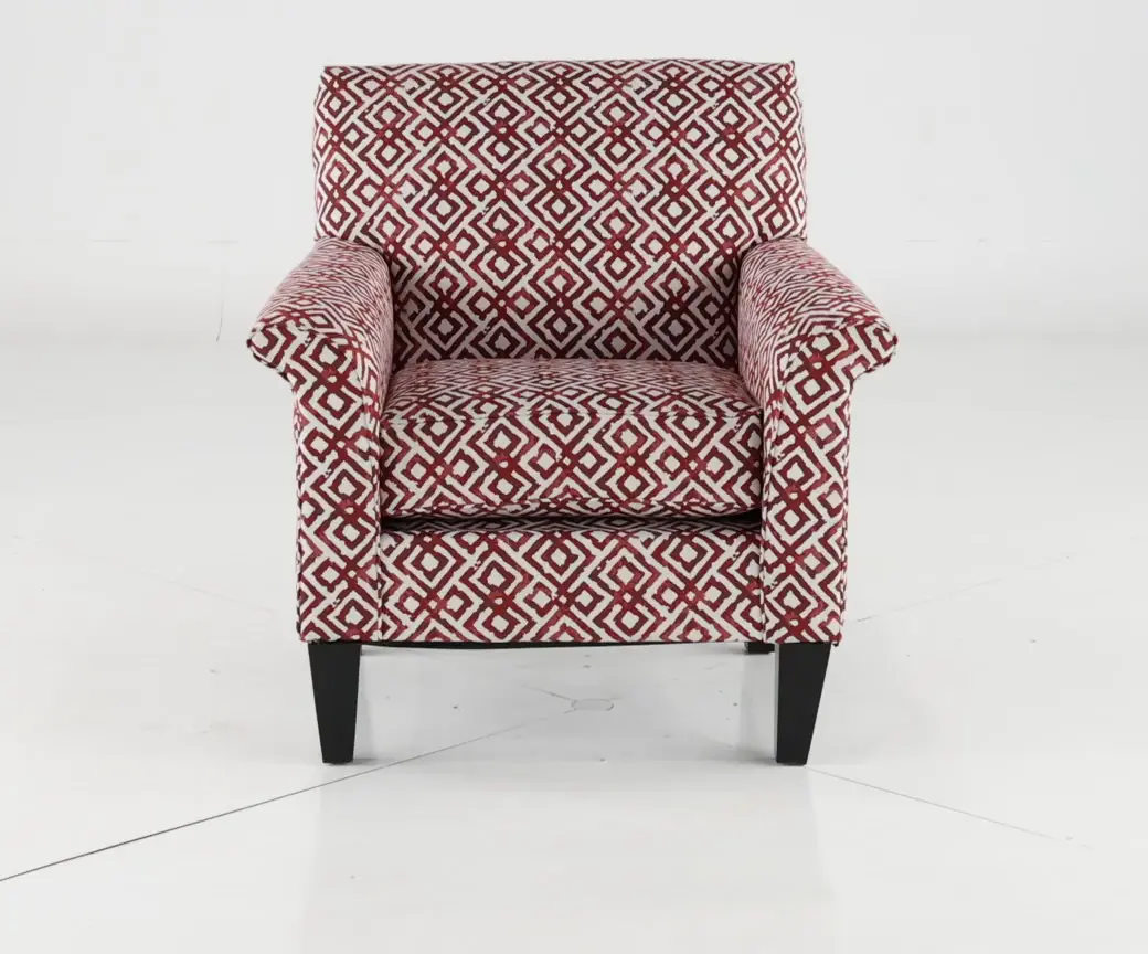 Naomi Red Accent Chair