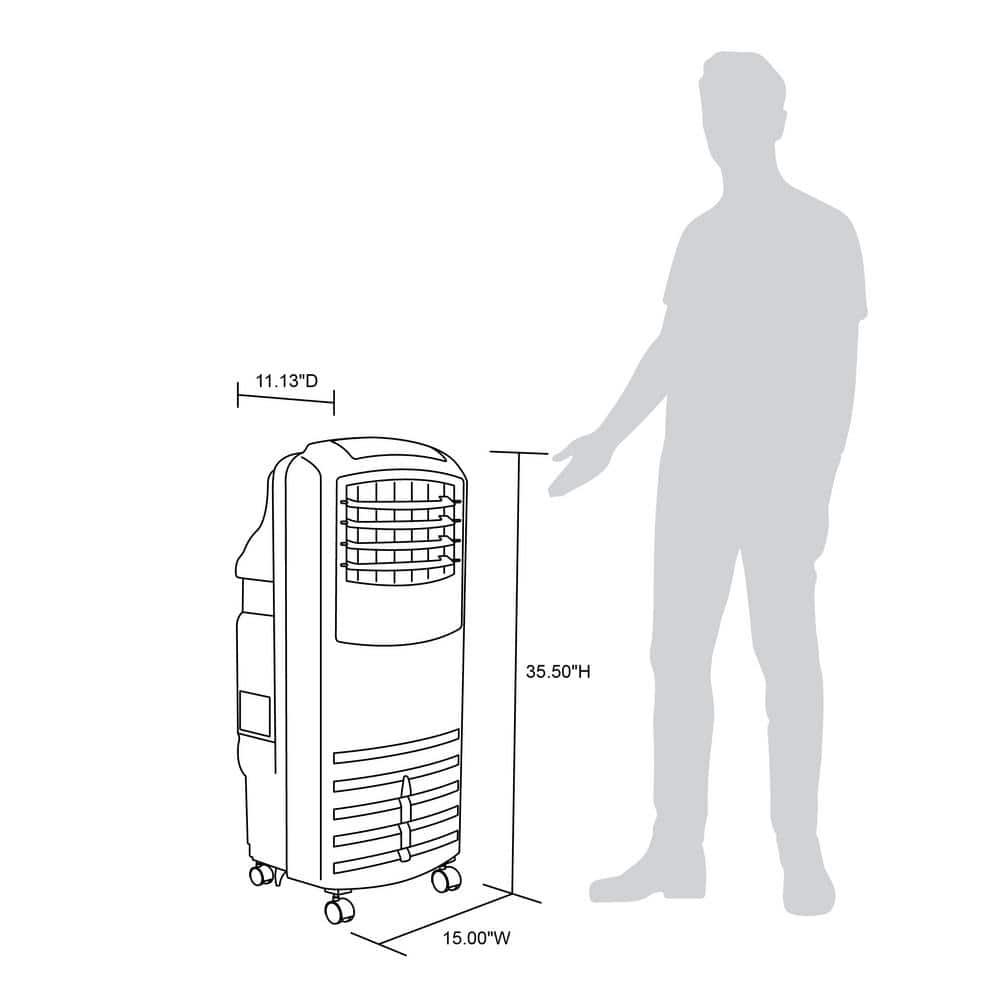 NewAir 1000 CFM 3Speed 2In1 Portable Evaporative Cooler