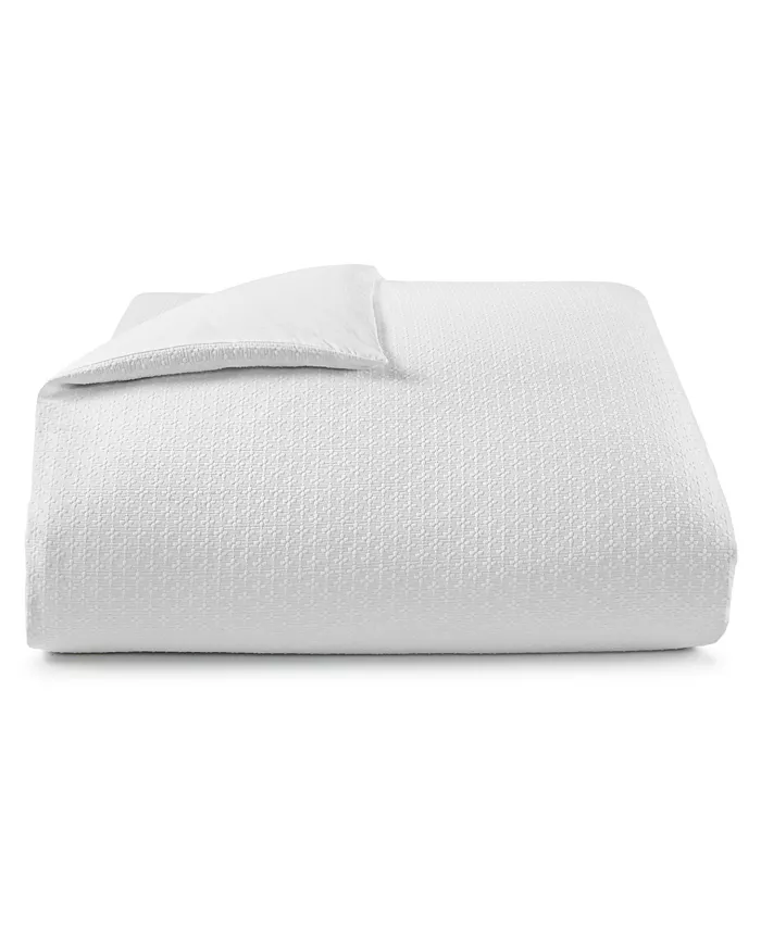 Charter Club Diamond Dot 300 Thread Count Cotton 2-Pc. Duvet Cover Set， Twin，