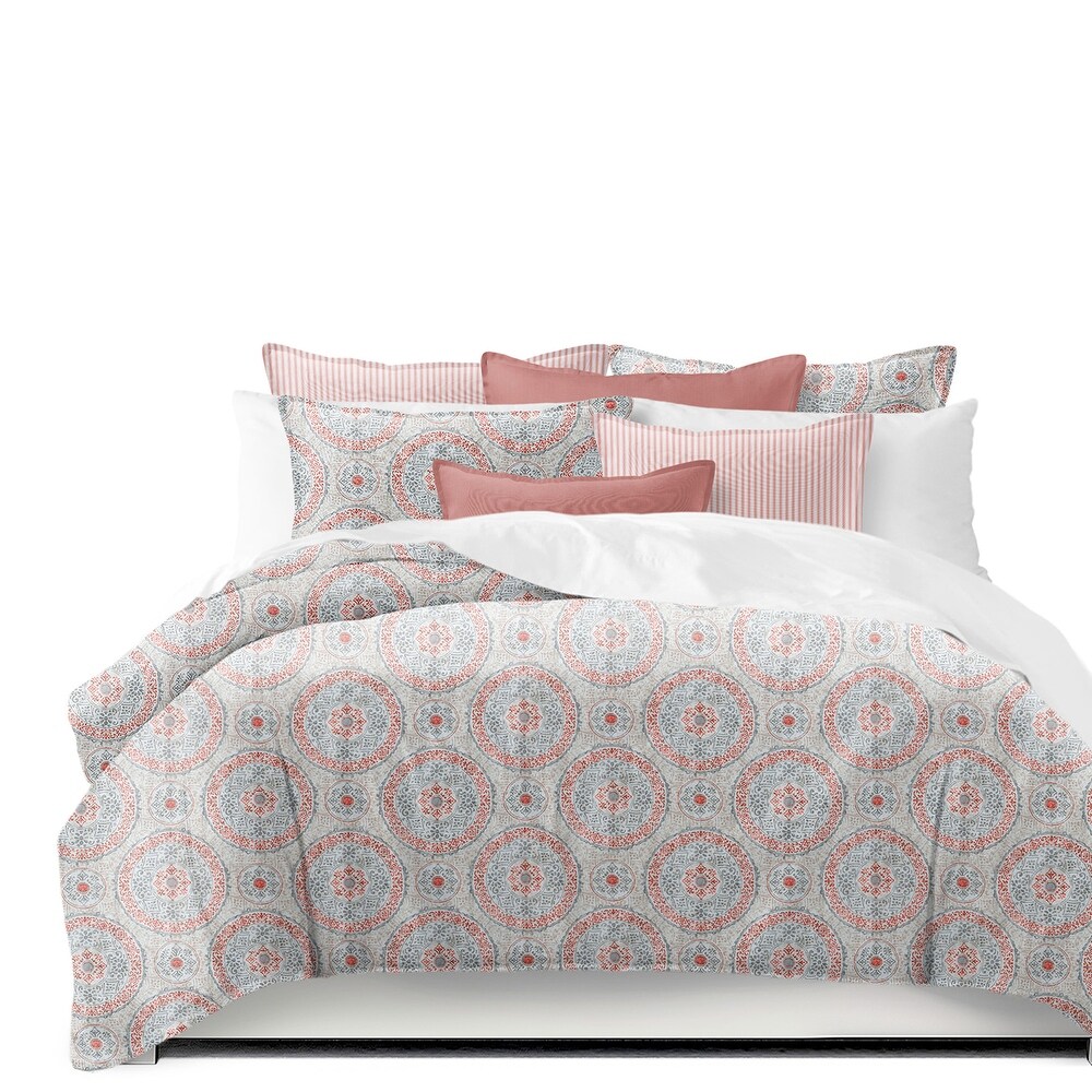 Zayla Coral Coverlet and Pillow Sham(s) Set