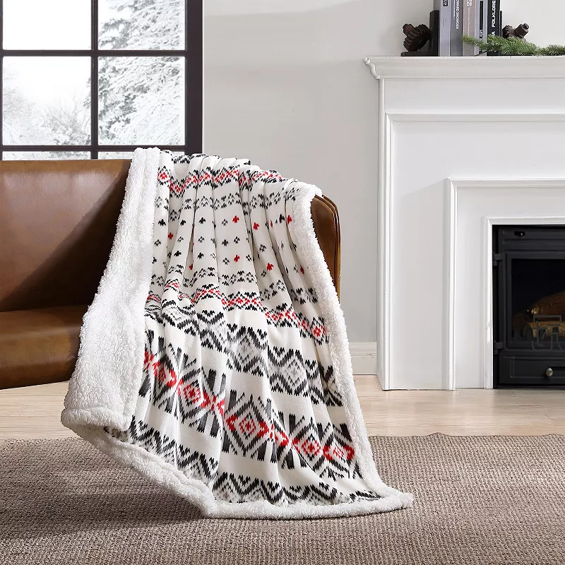 Eddie Bauer Printed Throw