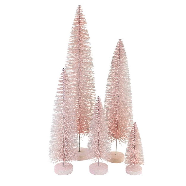 Christmas Pink Iridescent Trees Cody Foster Decorative Figurines