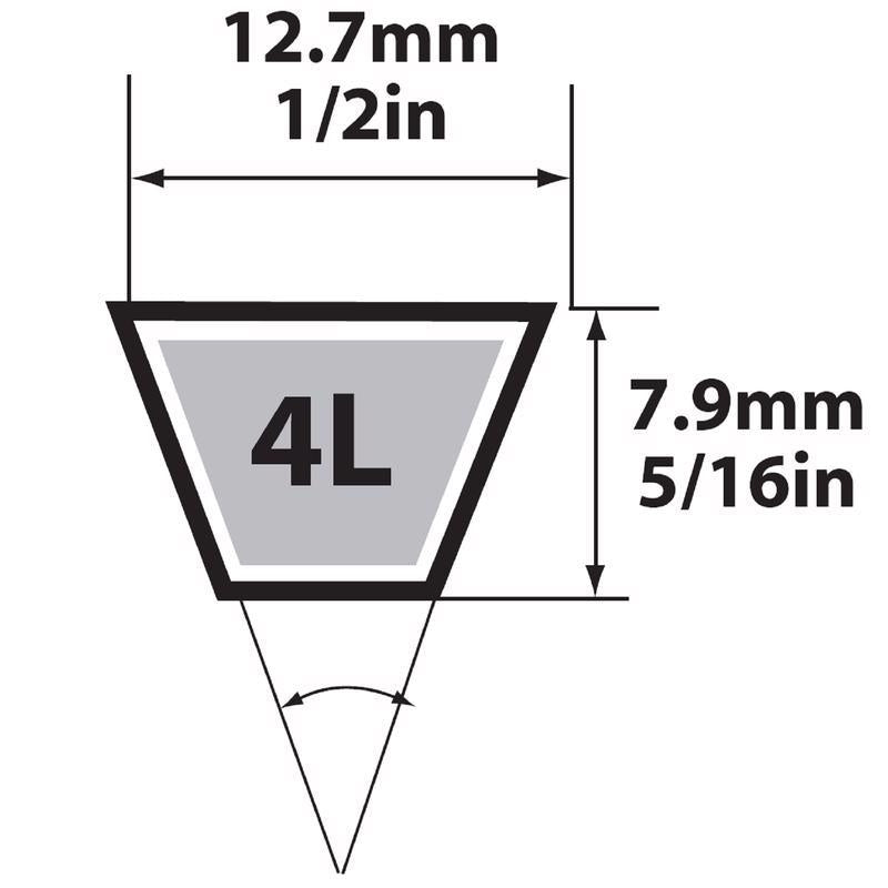 V BELT 1/2