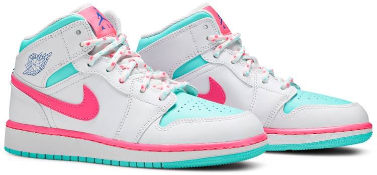 Air Jordan 1 Mid  'Digital Pink' 555112-102