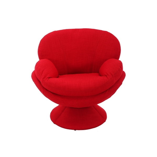 Relax-R Port Leisure Accent Chair in Red Fabric