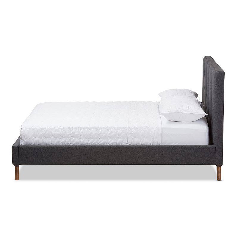 Baxton Studio Mid-Century Platform Bed