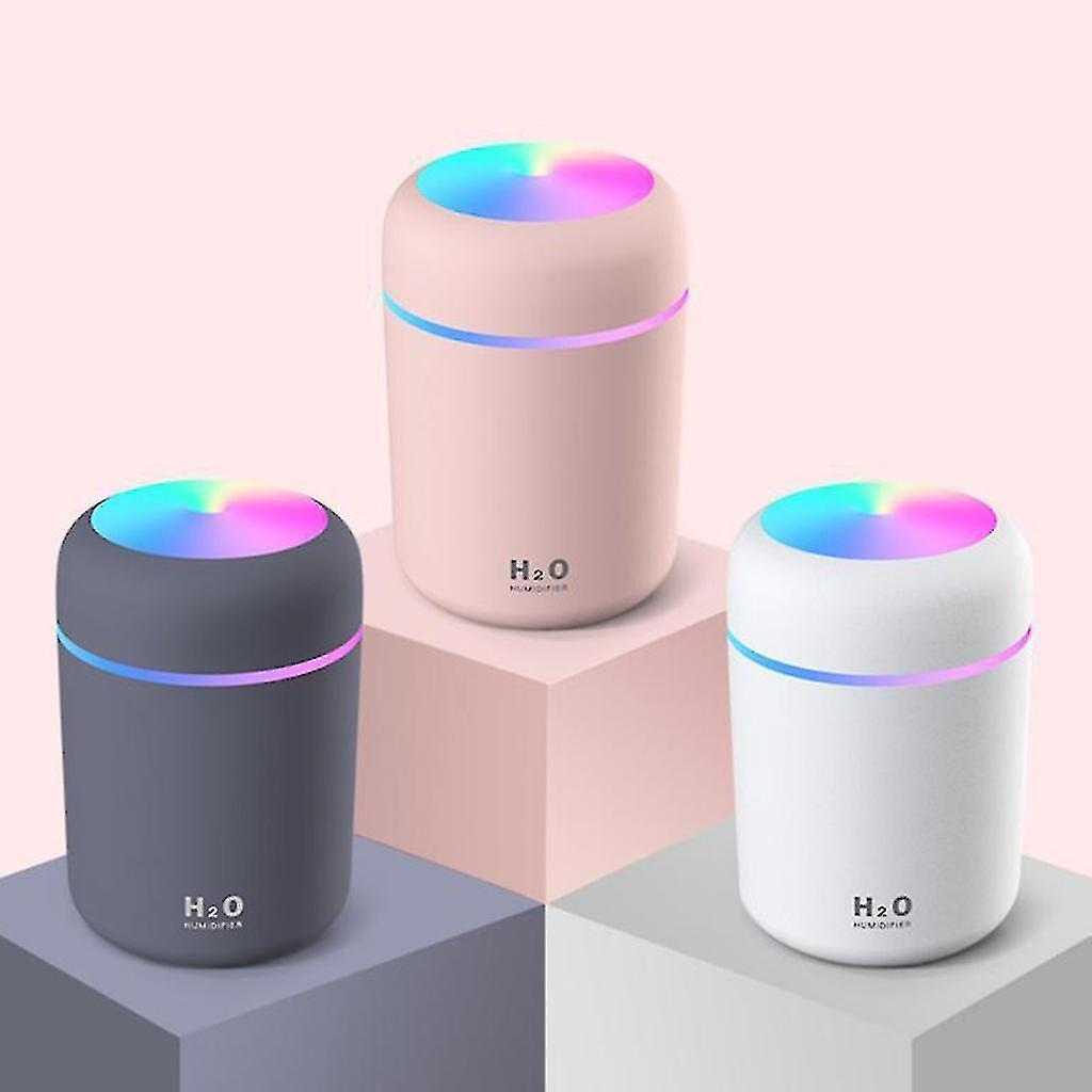 Portable Mini Humidifier 300ml Small Cool Mist Humidifiers With Night