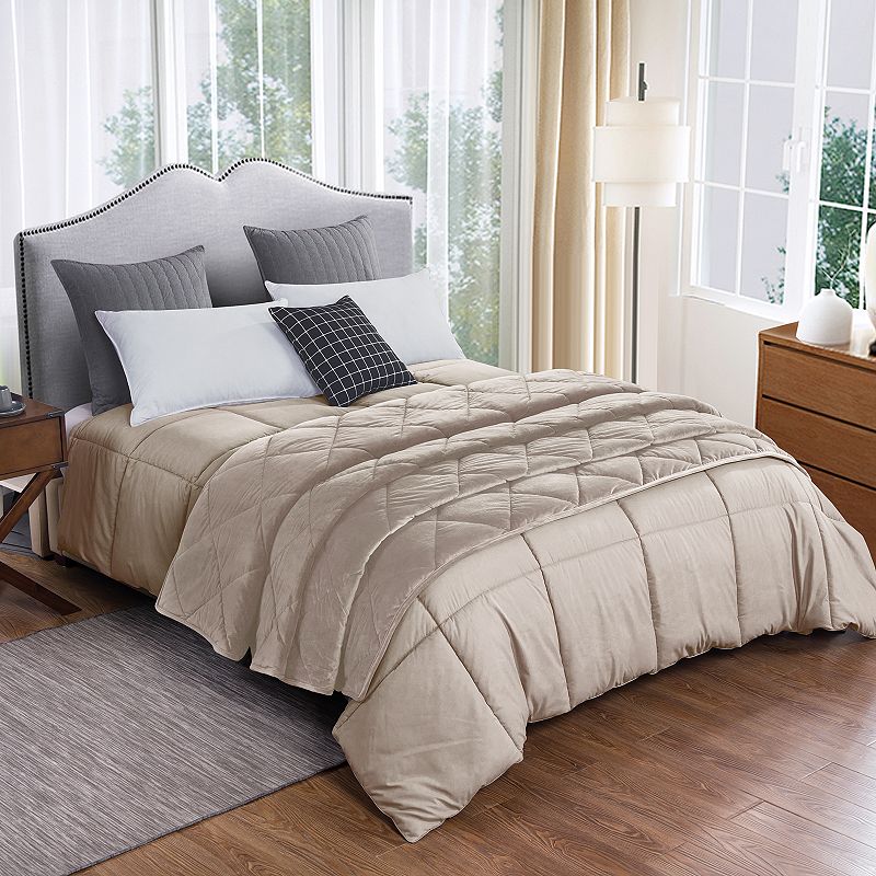 Dream On Velvet Blanket and Down-Alternative Comforter