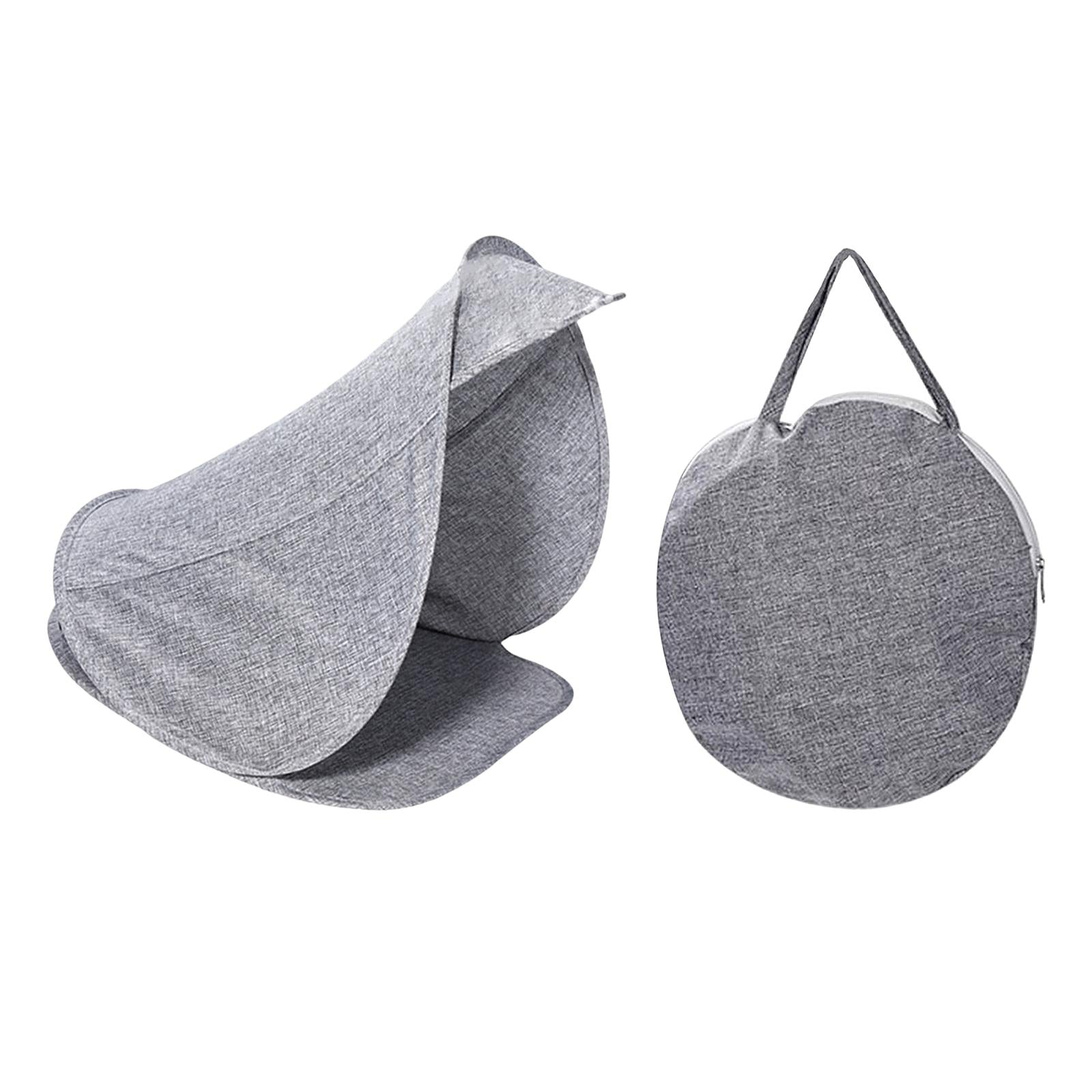 Sun Shade Sun Protection Personal for Working Outside Portable Face Tent Tent Beach Tent for Outdoor Camping Seaside Head Tent Gray