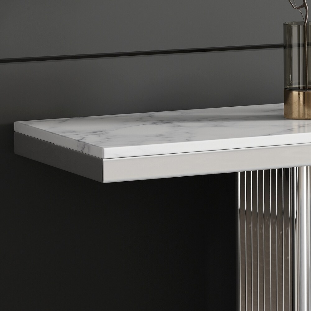 Modern Rectangular Marble Console Table  0.71\