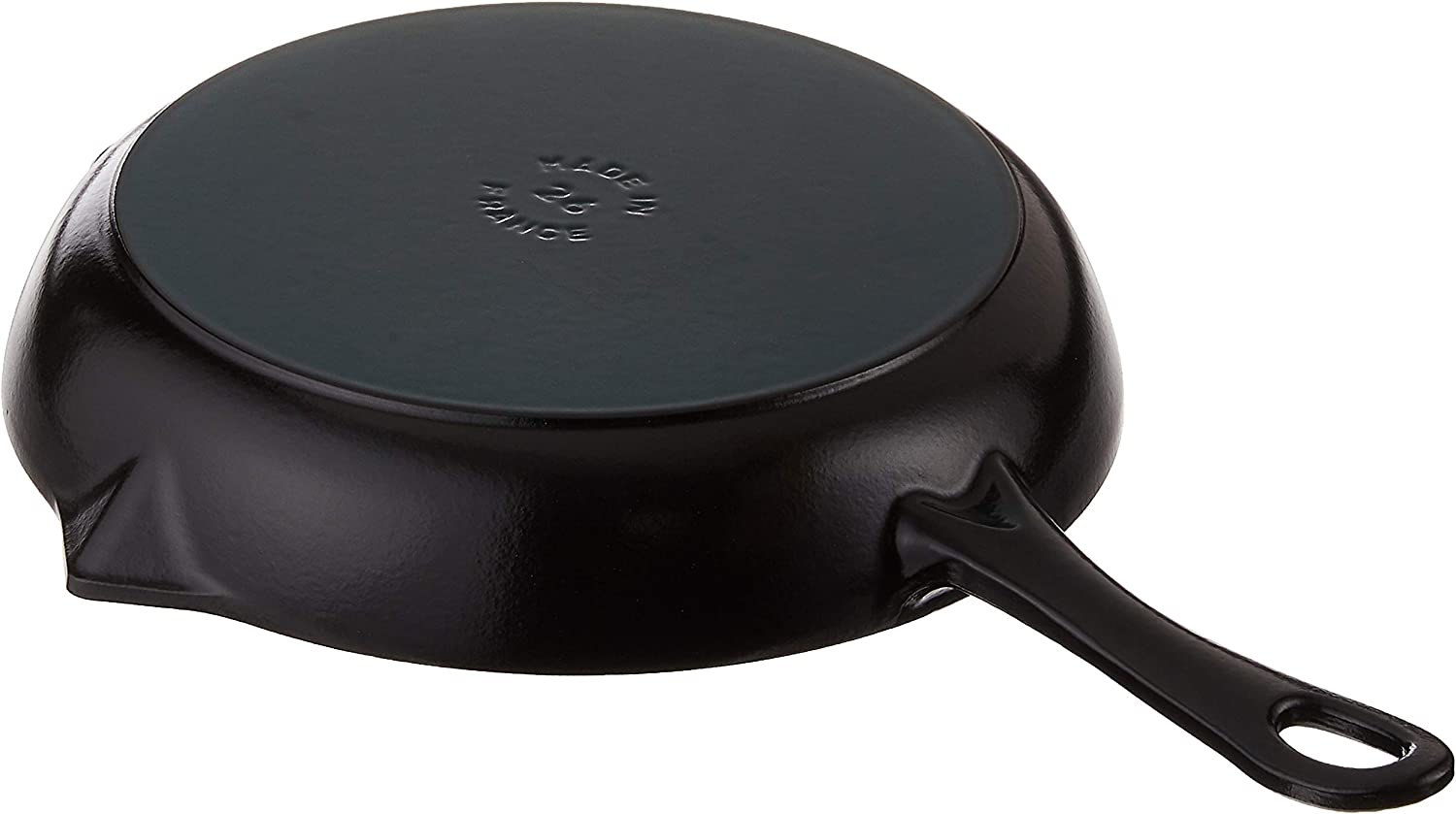 Staub 1222625 Cast Iron 10-inch Fry Pan - Matte Black， Made in France