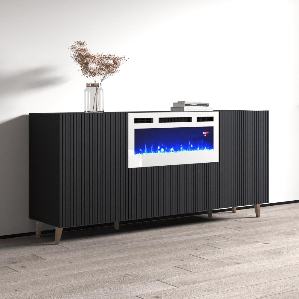 Pafos WH EF Electric Fireplace 71\