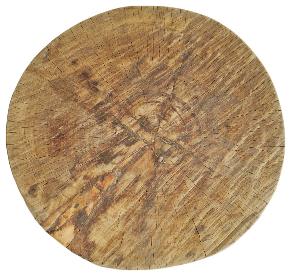 Rustic Naga Three Leg Wood Table 3   Rustic   Side Tables And End Tables   by Design Mix Furniture  Houzz