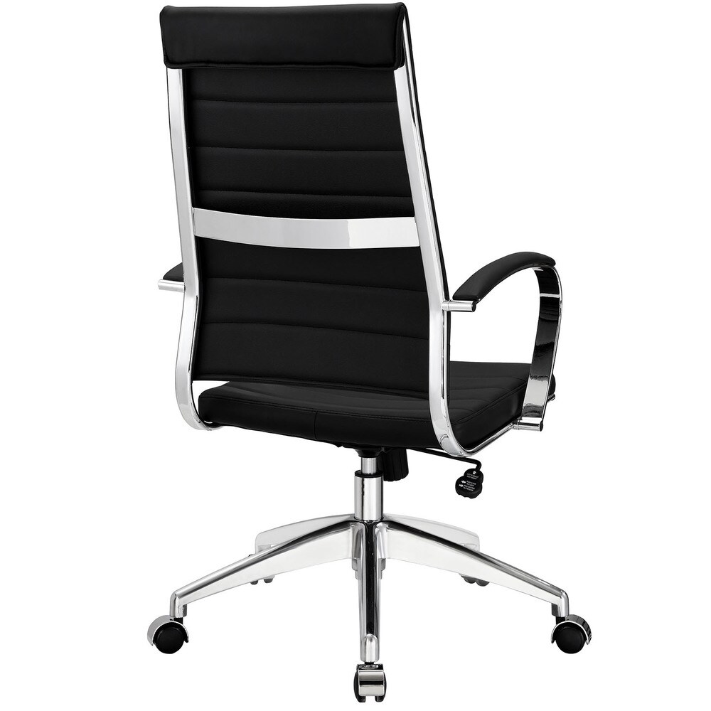 Jive Ribbed High Back Tall Executive Swivel Office Chair With Arms