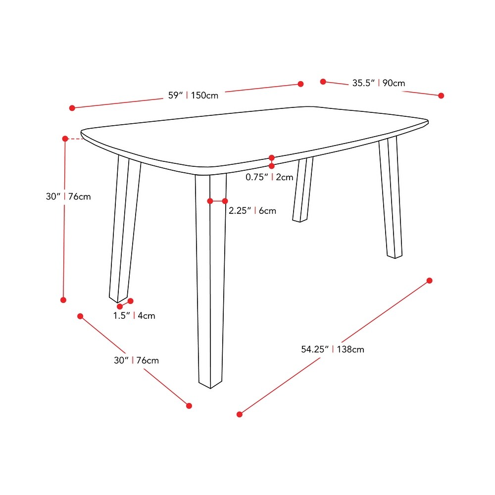 Tiffany Mid Century Dining Table