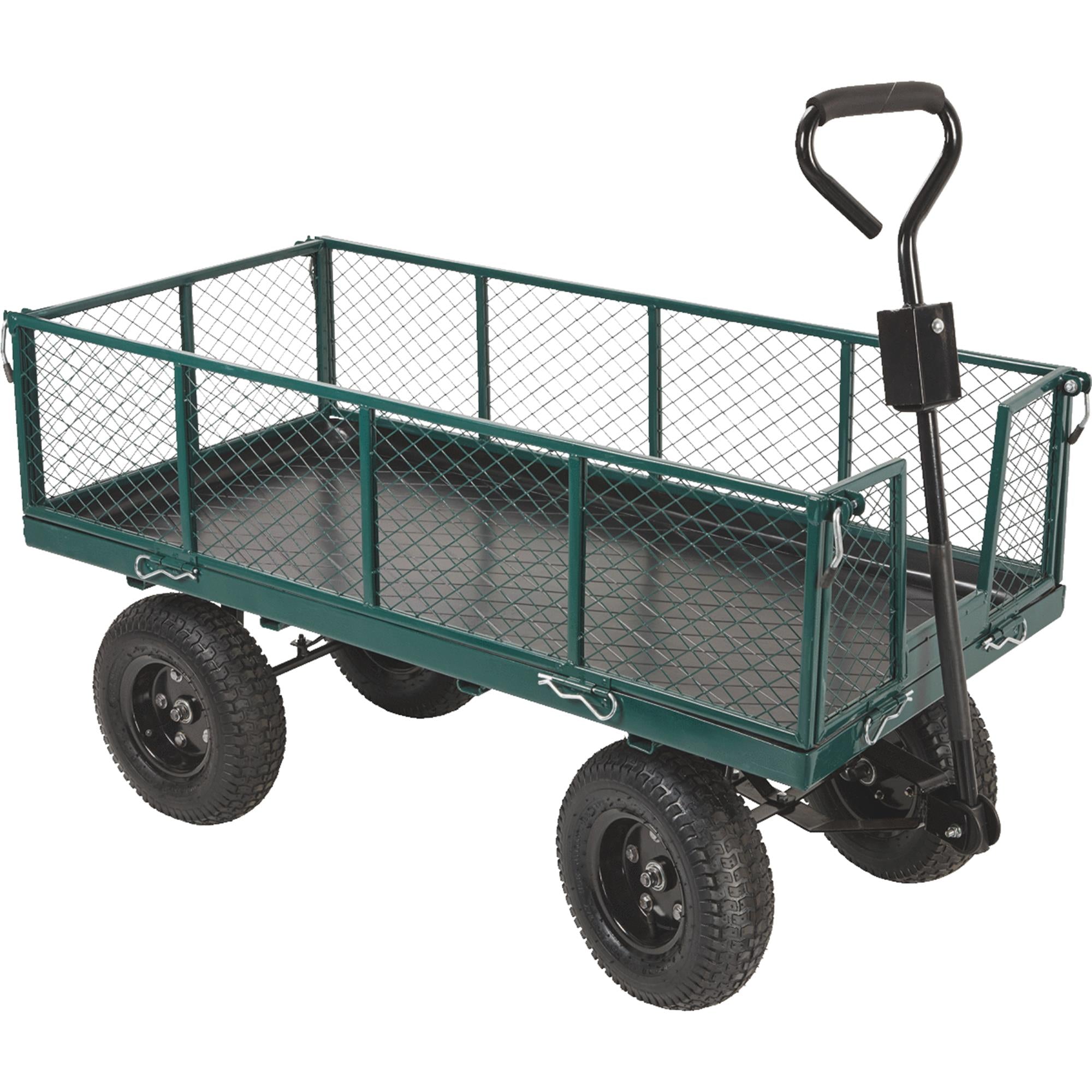 Do it Best Best Garden Steel Garden Cart With Collapsible Sides