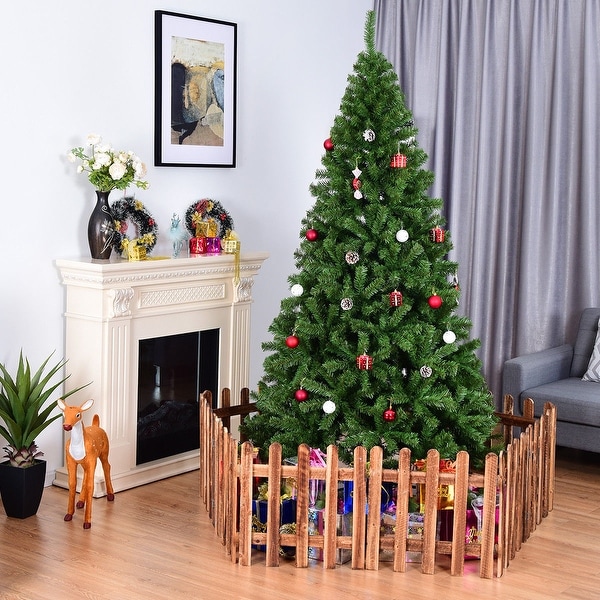 Costway 6FT/7.5FT/9FT PVC Artificial Christmas Tree 1000/1346 /2132