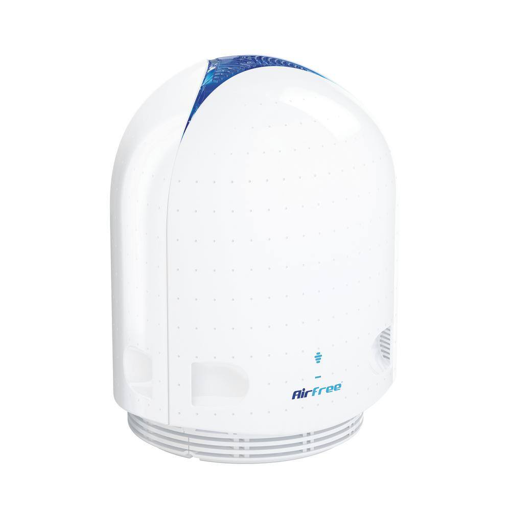 AirFree 450 sq. ft Filterless Filter-Free Technology Patented Thermodynamic TSS Air Purifier White Silent Operation P1000