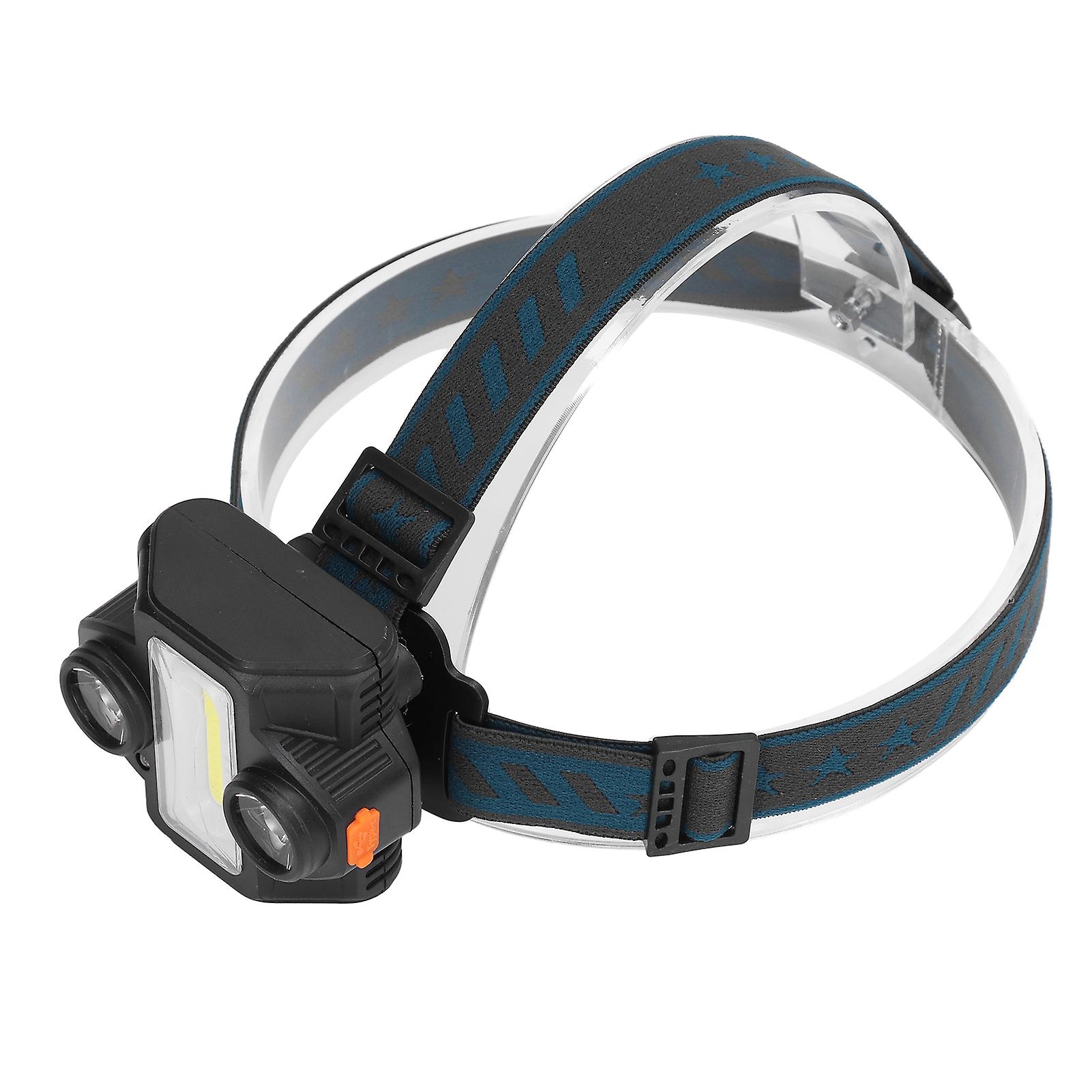 2 In 1 High Bright Led Induction Headlamp Bike Light Usb Rechargeable Head Flashlight Waterproof Work Light For Outdoors