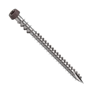 CAMO #10 2-12 in. 316 Dark Brown Premium Star Drive Flat Undercut Screws Stainless Steel Composite (1750-Count) 0367159DS