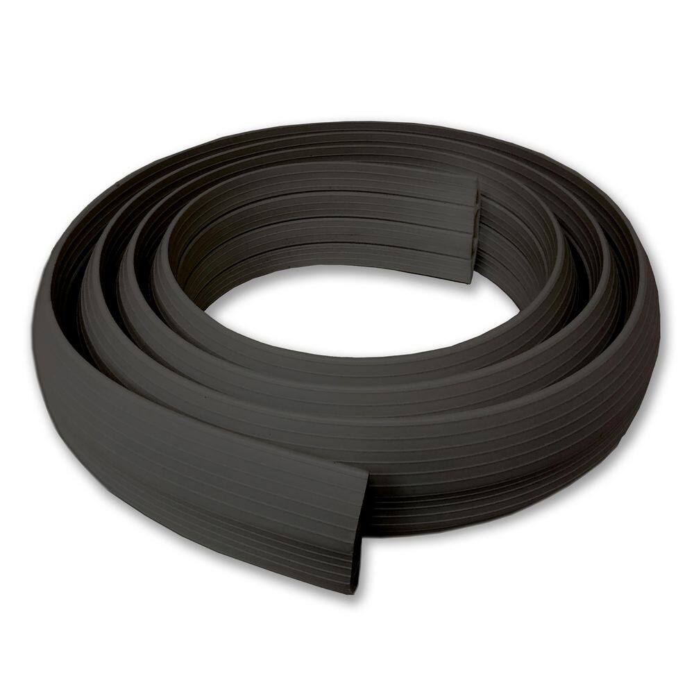 CABLE MAN 5 ft. Residential Grade 3-Channel Black Wire Cord and Cable Protector 6000-5C