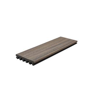 Trex Enhance Naturals 1 in. x 6 in. x 1 ft. Rocky Harbor Composite Deck Board Sample - Grey 543970105