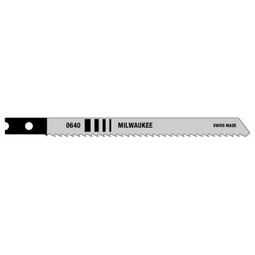 Milwaukee 4 in. 10 TPI High Carbon Steel Jig Saw Blade 5PK 48-42-0640 from Milwaukee