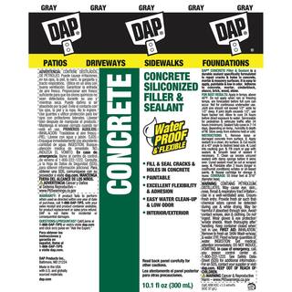 DAP 10.1 oz. Gray Concrete and Mortar Filler and Latex Sealant 18096