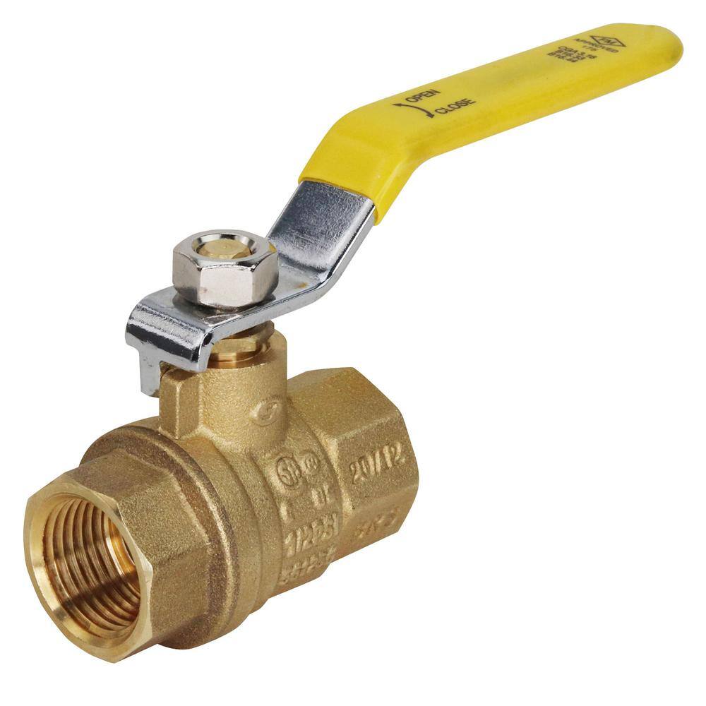 Apollo 12 in. Brass FNPT x FNPT Full-Port Ball Valve 94A10301