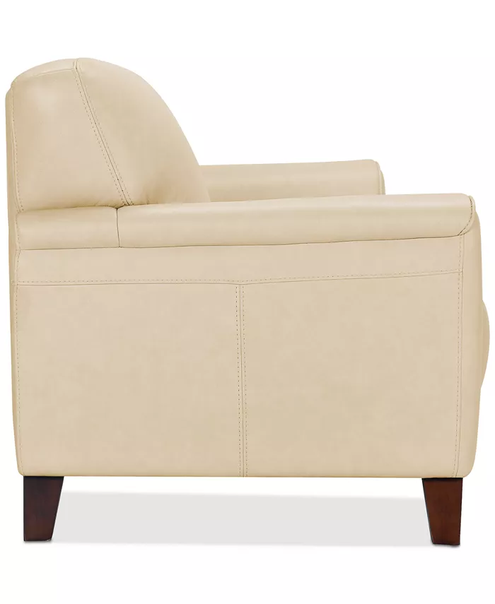 Furniture Ashlinn 84 Pastel Leather Sofa