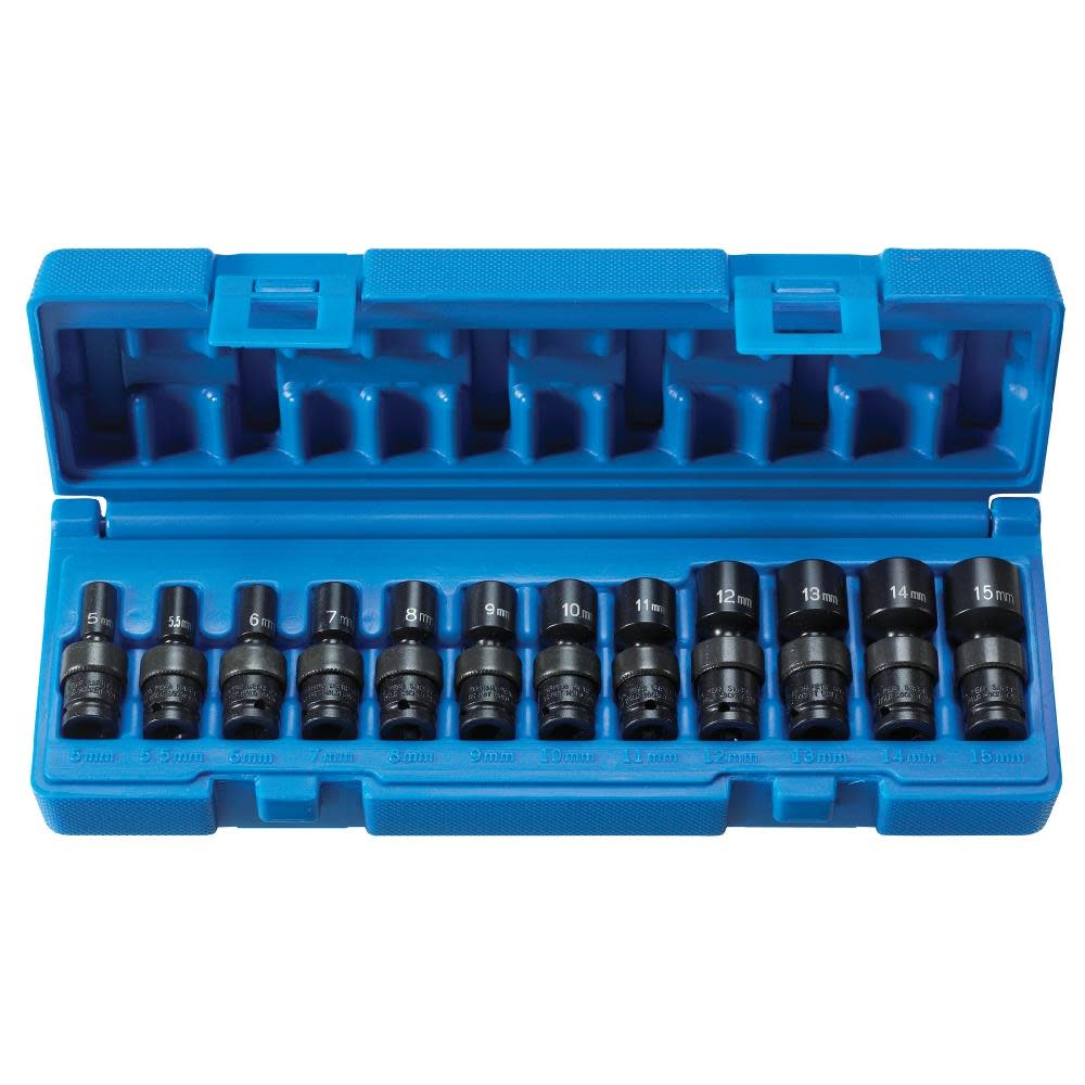 1/4 Drive Standard Length Magnetic Universal Set ;