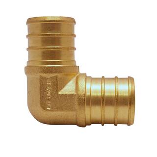 Apollo 34 in. Brass PEX-B Barb 90-Degree Elbow APXE3434