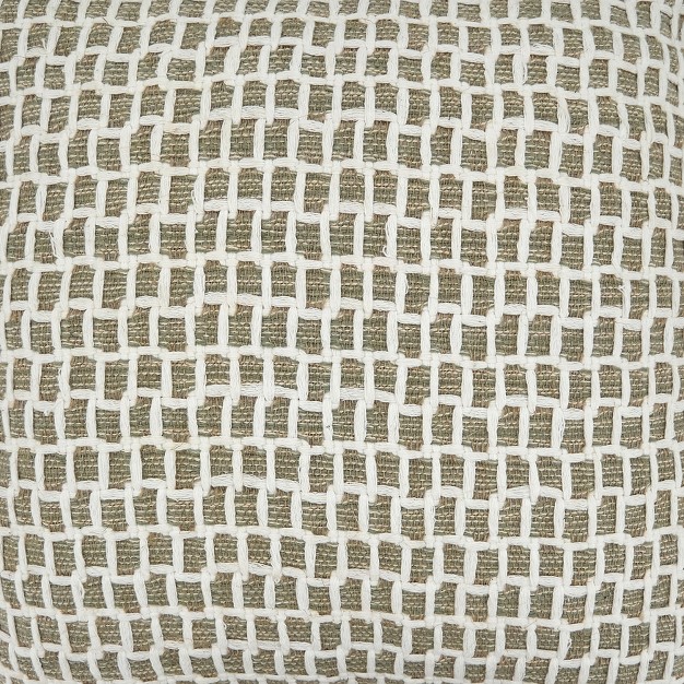 Saro Lifestyle Net Throw Pillow With Down Filling