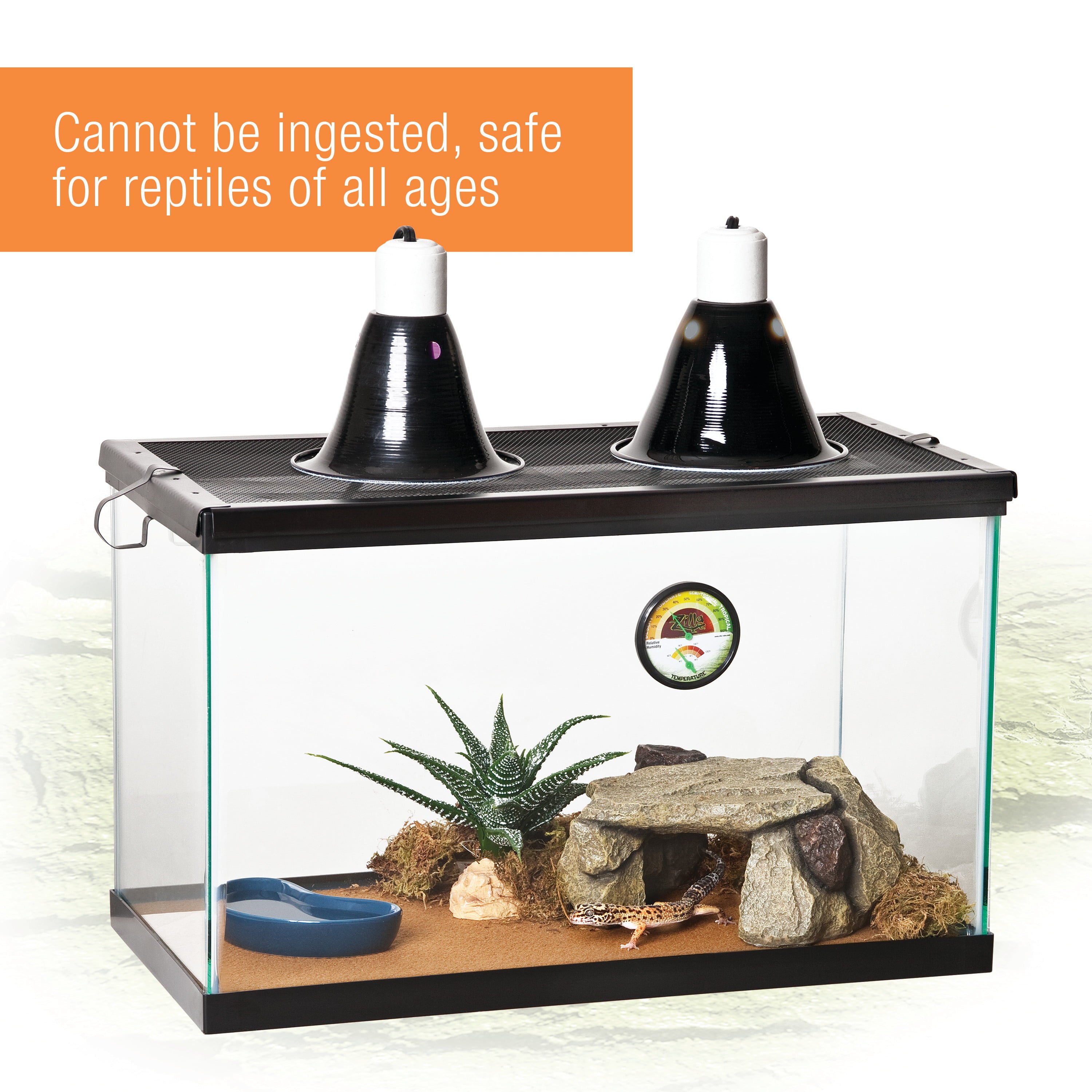 Zilla Reptile Terrarium Liners Brown 30/38/45 Gallon