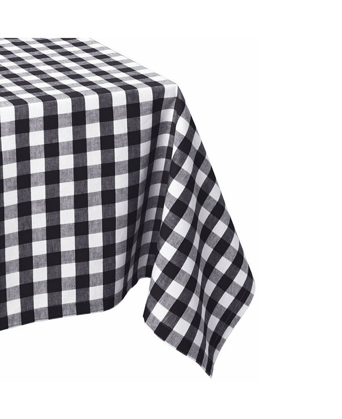 Design Imports Checkers Tablecloth 60 x 84