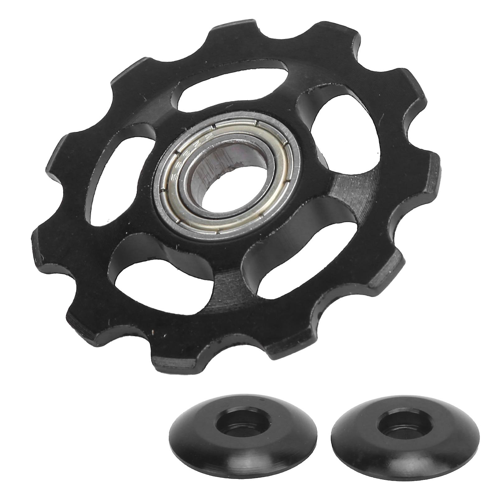 Bike Sprocket Aluminum Alloy Rustproof Durable Black Replaceable Bicycle Components